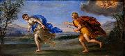 Francesco Albani Apollo and Daphne. oil on canvas